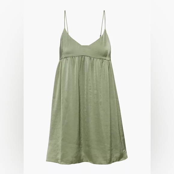 Aritzia Dresses & Skirts - NWT Aritzia Wilfred Lover Satin Mini Dress
